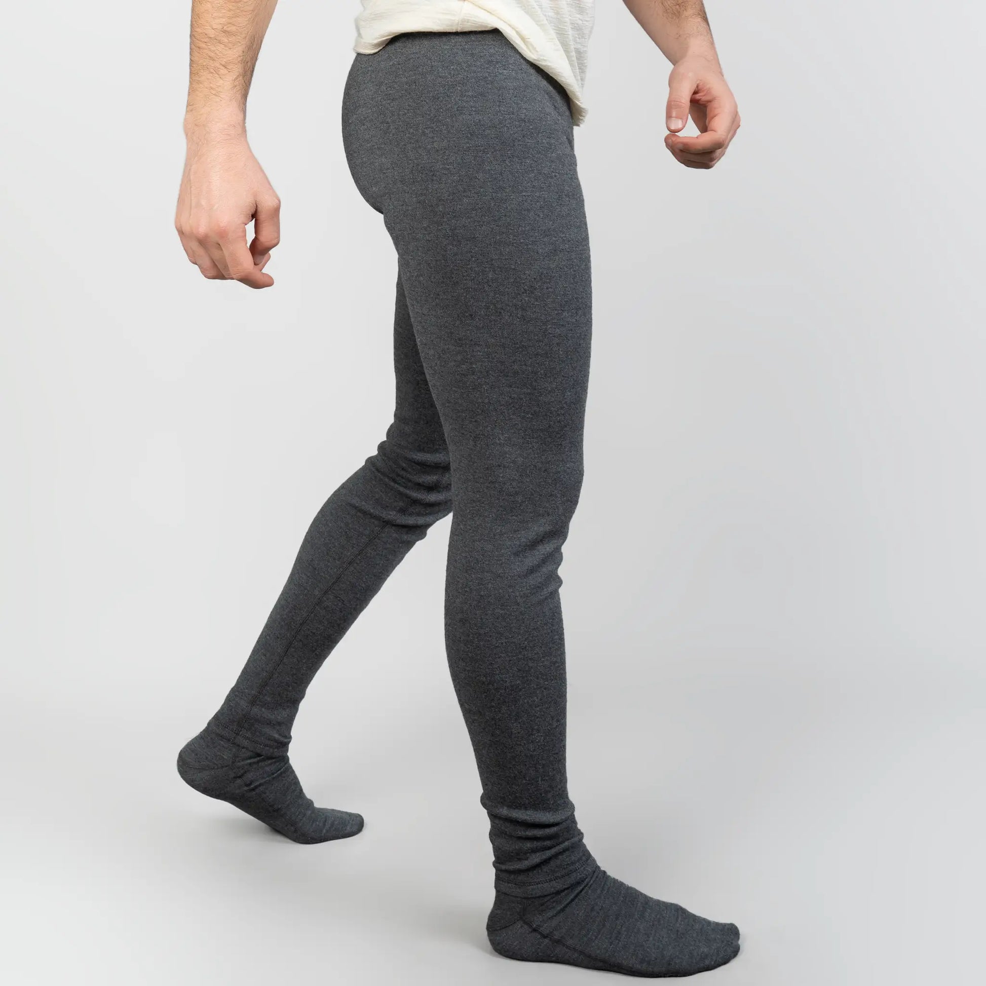 mens eco friendly leggings midweight color gray