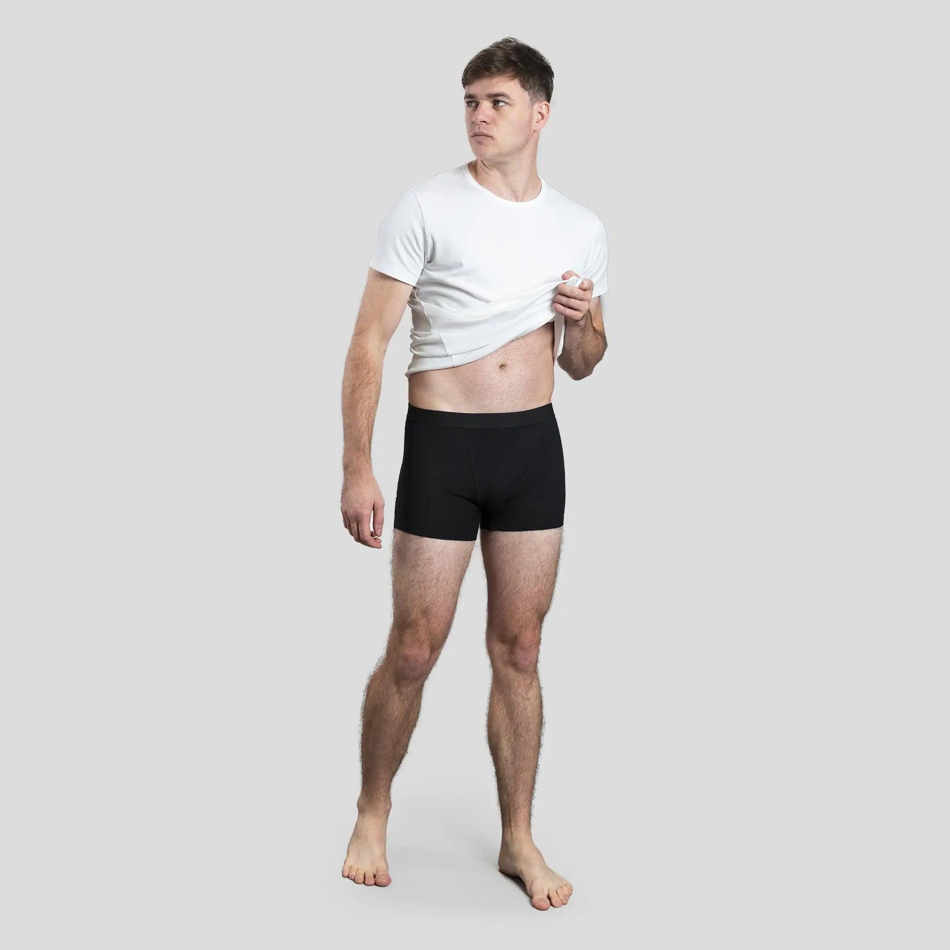 Guys in top boxer shorts