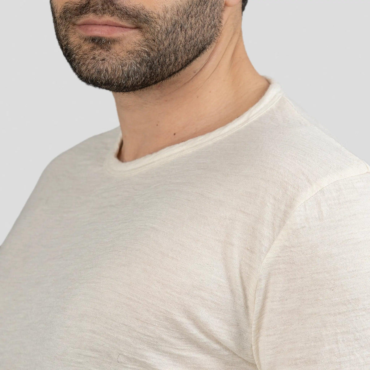 mens outdoor clothing long sleeve tshirt color Undyed