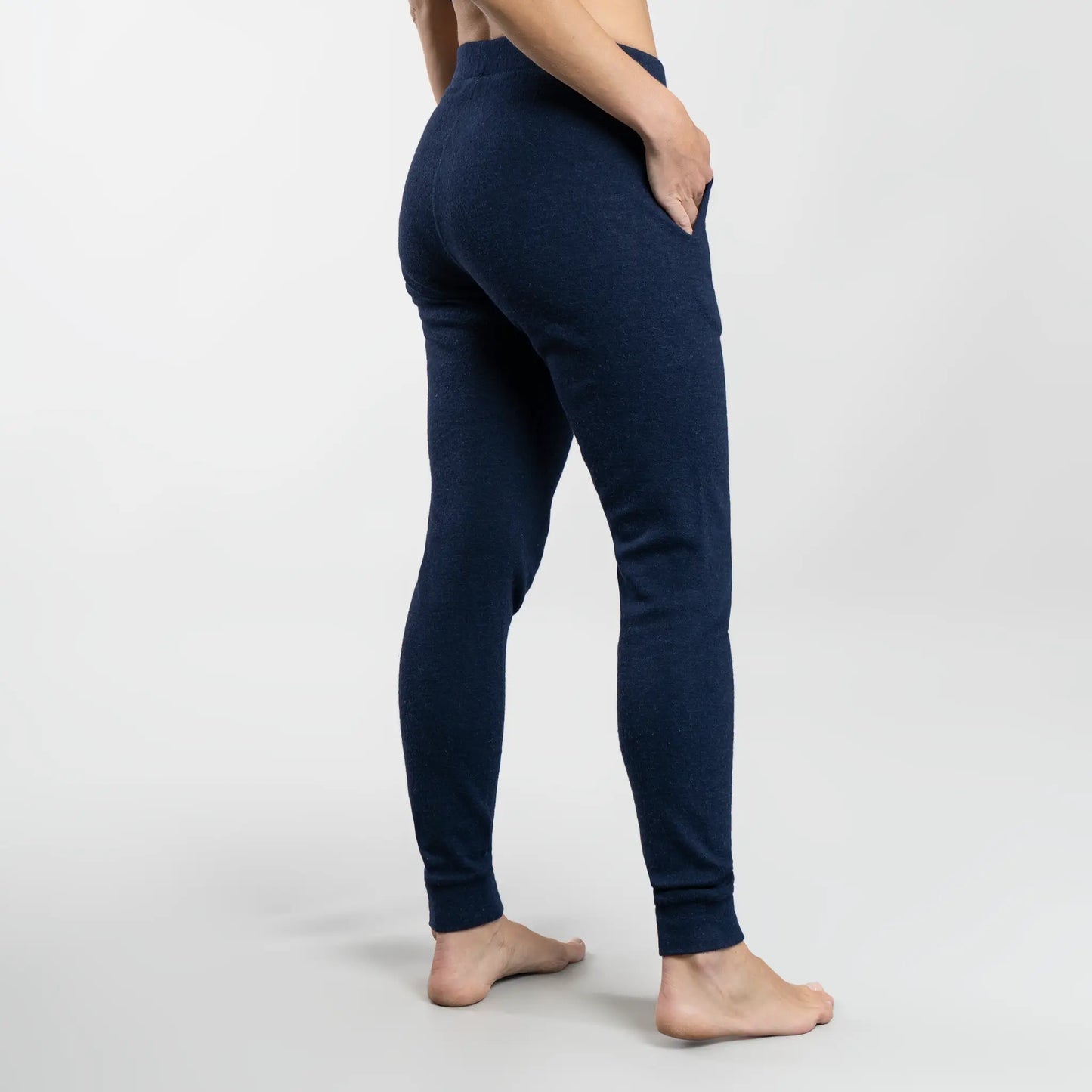 womens comfortable fit joggers lightweight color navy blue
